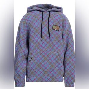 Pasdemer Design Polar Fleece Light Purple Patch on front Made in Italy